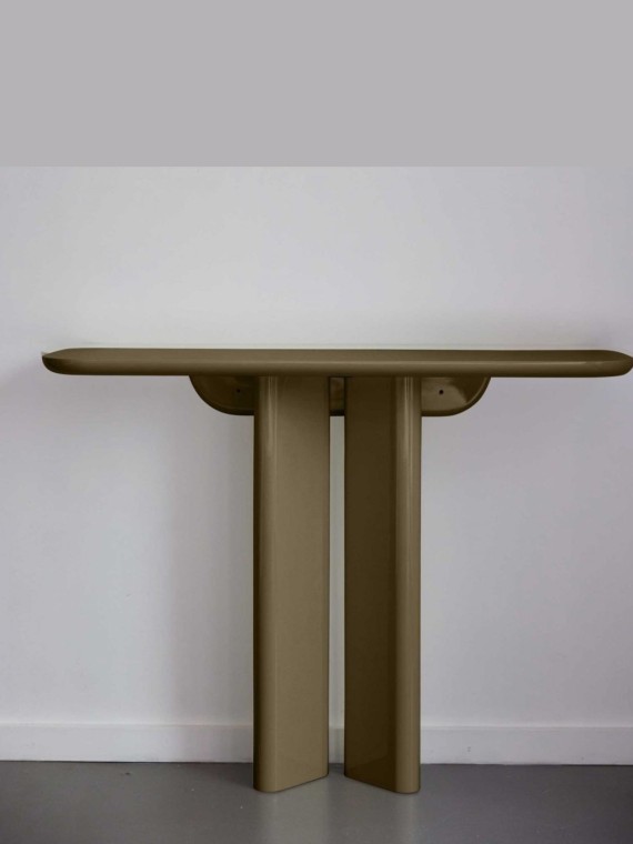 Lacquered wood console, Lou