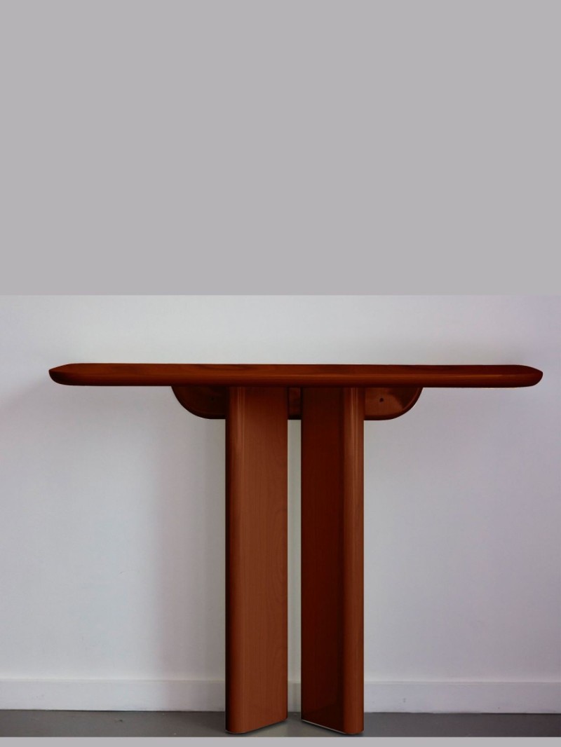 Console en bois vernis, Lou