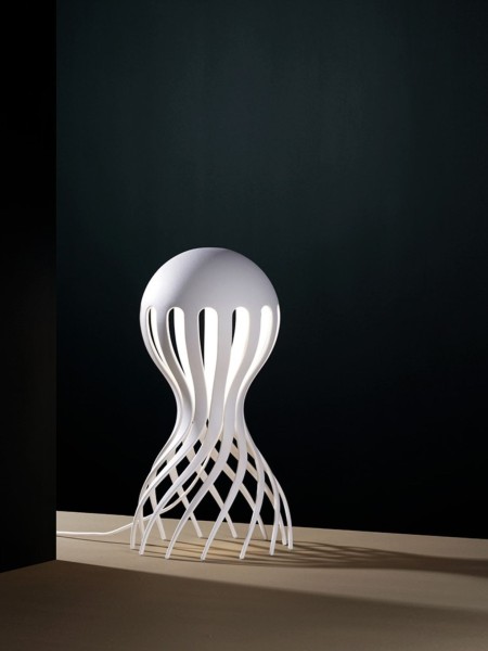 Oblure table lamp Cirrata white