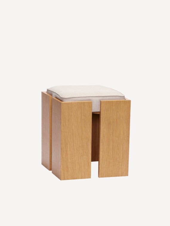 tabouret forma hubsch en chene