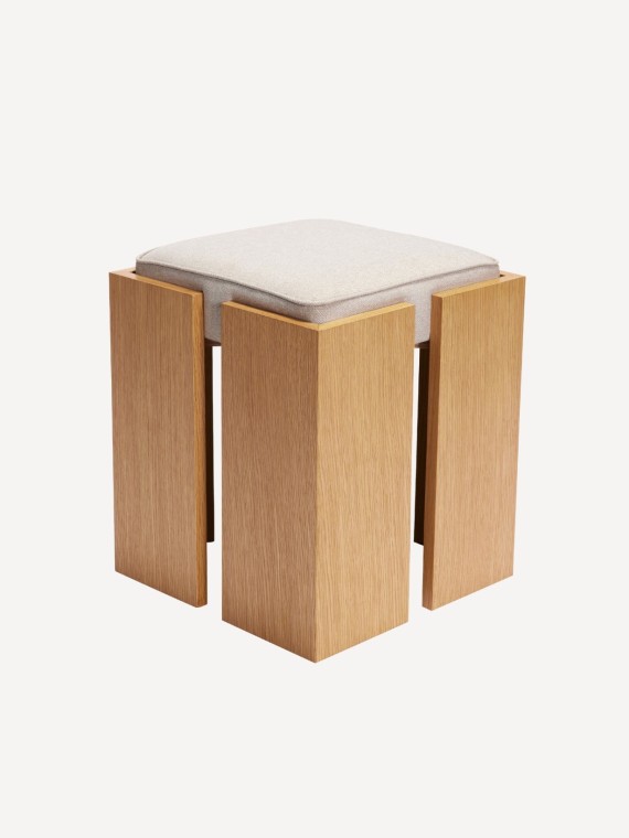 tabouret forma hubsch en chene