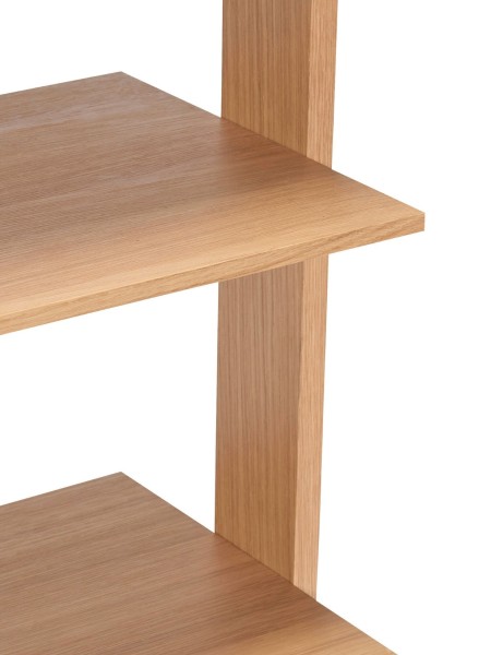 Hubsch Étagère en bois de chêne naturel Forma