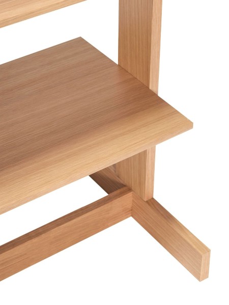 Hubsch Étagère en bois de chêne naturel Forma