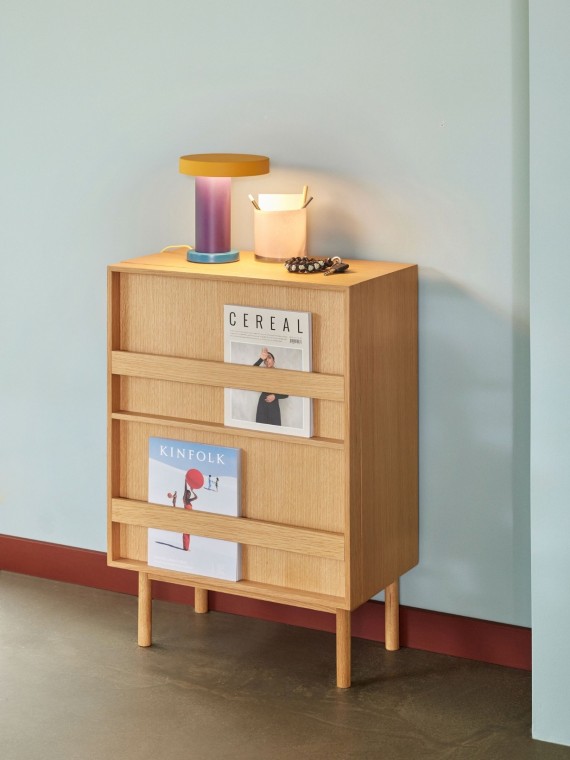 Hübsch- Natural oak chest of drawers, Forma| MBS DESIGN