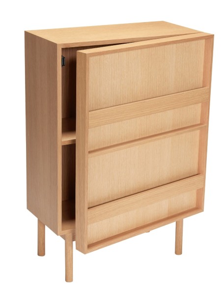 Hübsch- Commode en bois de chêne naturel, Forma| MBS DESIGN