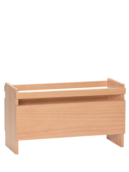 Jardinière en bois de chêne naturel, Forma Hubsch