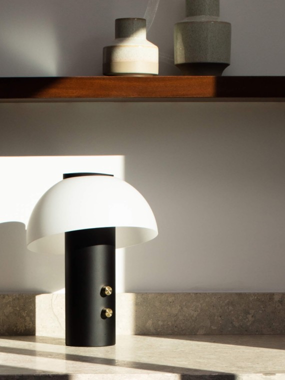 Lamp, Piccolo Speaker terracota yellow factory