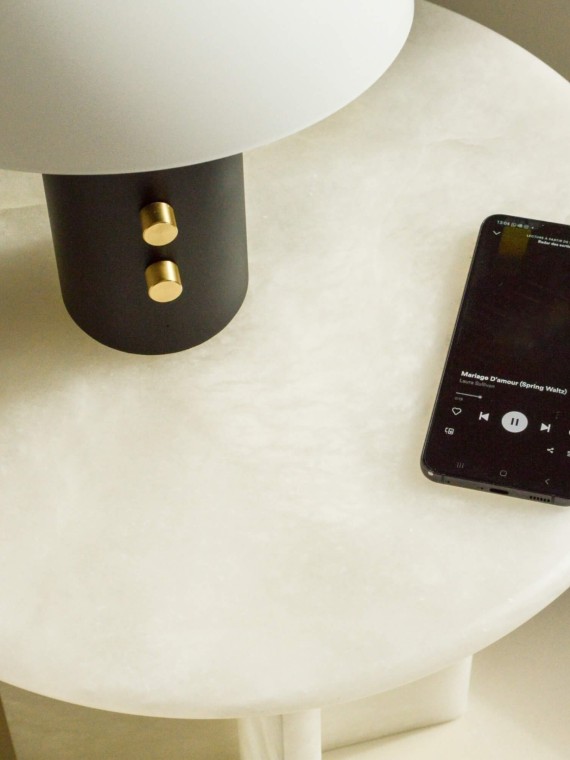 Lamp, Piccolo Speaker terracota yellow factory