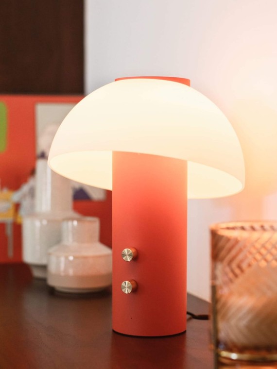 Lamp, Piccolo Speaker terracota yellow factory