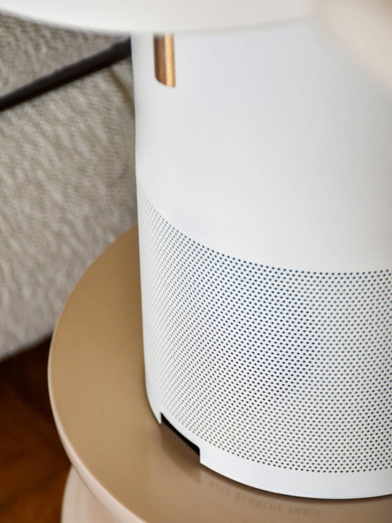 Lampe, Grande Alto Enceinte blanche jaune fabrique