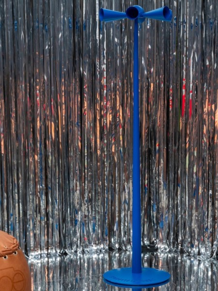 Poltronova- Aluminum coat rack, Cessato Allarme