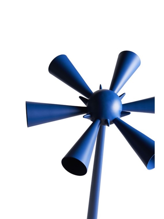 Porte manteau en aluminium, Cessato Allarme poltronova