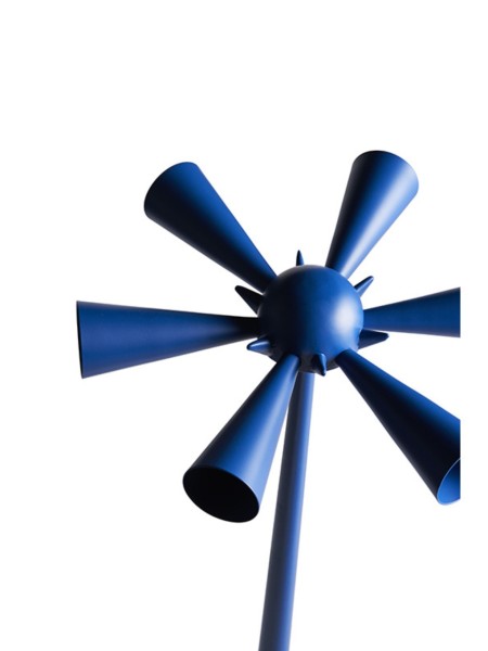 Porte manteau en aluminium, Cessato Allarme poltronova