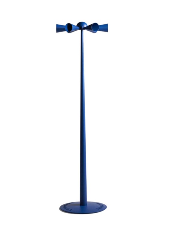 Poltronova- Aluminum coat rack, Cessato Allarme