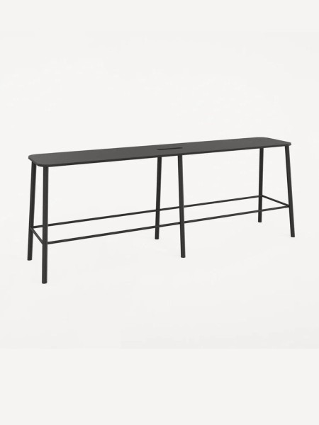 Frama- Mono black steel bench, Adam | MBS DESIGN