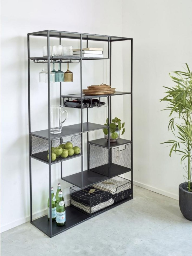 Eszential metal shelf - Pomax | MBS DESIGN