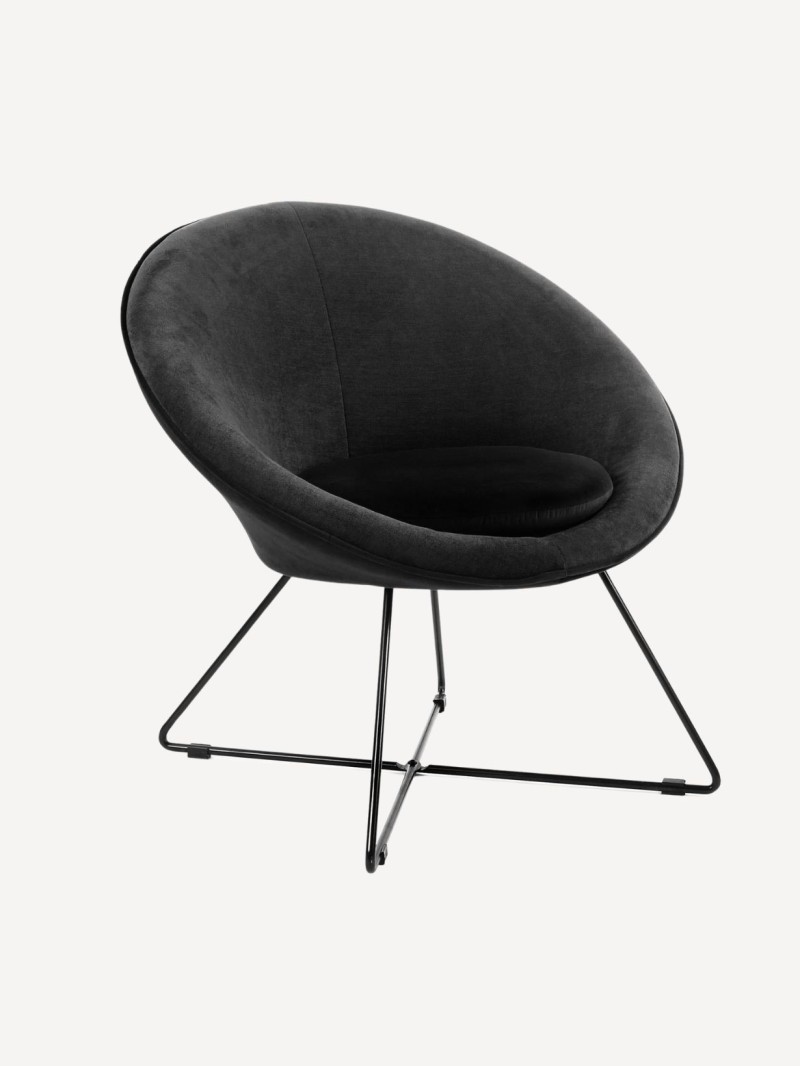 pomax-chaise-garbo-velours- noir