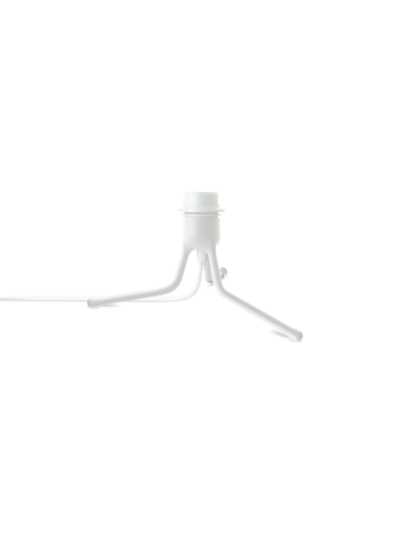 UMAGE - Lampe trépied en plume d'oie, Eos mini blanc et tripod base blanc | MBS Design