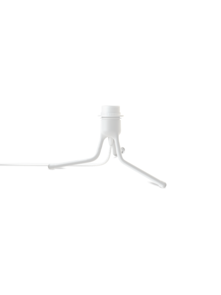 Tripod lamp in goose feather, Eos mini white and Tripod base white | MBS Design