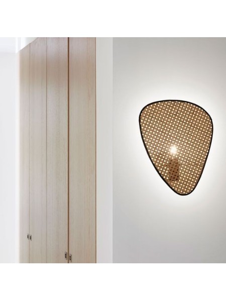 Rattan wall light Single Screen Market Set