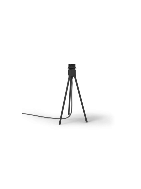 UMAGE - Tripod lamp in goose feather, Eos mini pink and Tripod base black - MBS Design