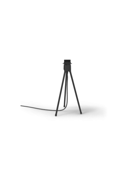 UMAGE - Tripod lamp in goose feather, Eos mini pink and Tripod base black - MBS Design