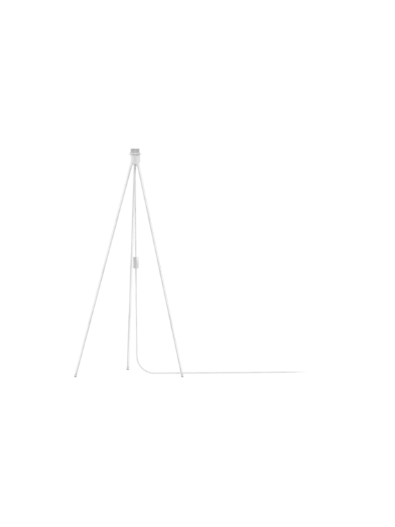 UMAGE - Lampadaire en plume d'oie, Eos medium blanc et Tripod floor blanc - MBS Design