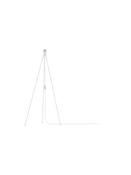 UMAGE - Lampadaire en plume d'oie, Eos medium blanc et Tripod floor blanc - MBS Design