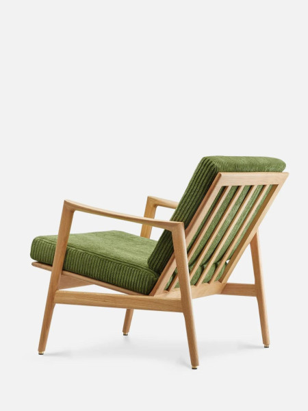 366 Concept Stefan armchair light oak fabric Corde
