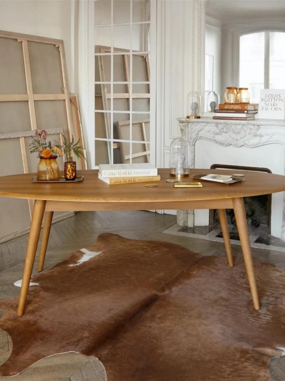 366 Concept- Ash wood dining table, Ellipse | MBS DESIGN