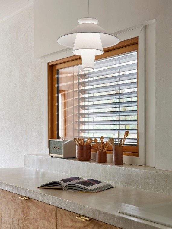 Suspension luminaire en papier murano, Ruche Market Set