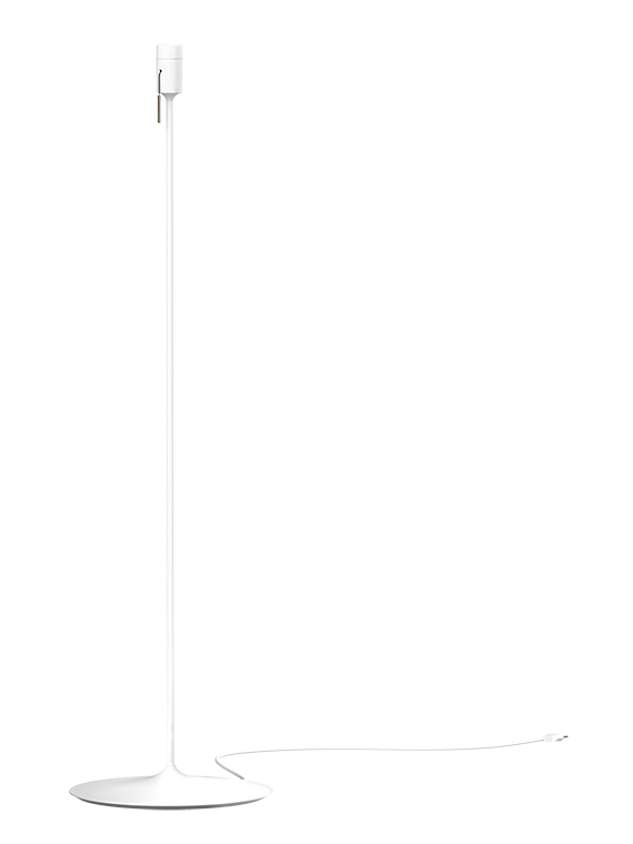 UMAGE - Lamp in goose feather, Eos medium pink and champagne floor white - MBS Design