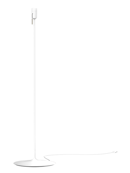 UMAGE - Lamp in goose feather, Eos medium pink and champagne floor white - MBS Design