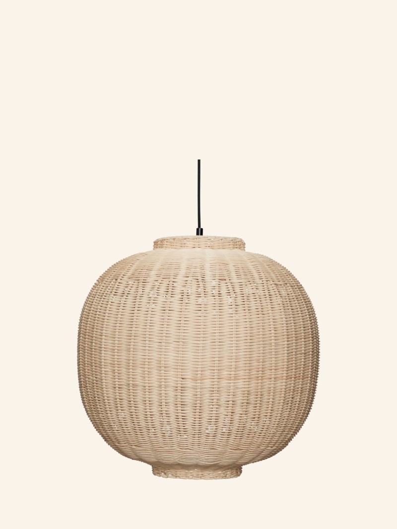 hubsch rattan suspension round chand