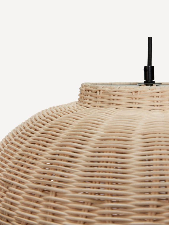hubsch rattan suspension round chand