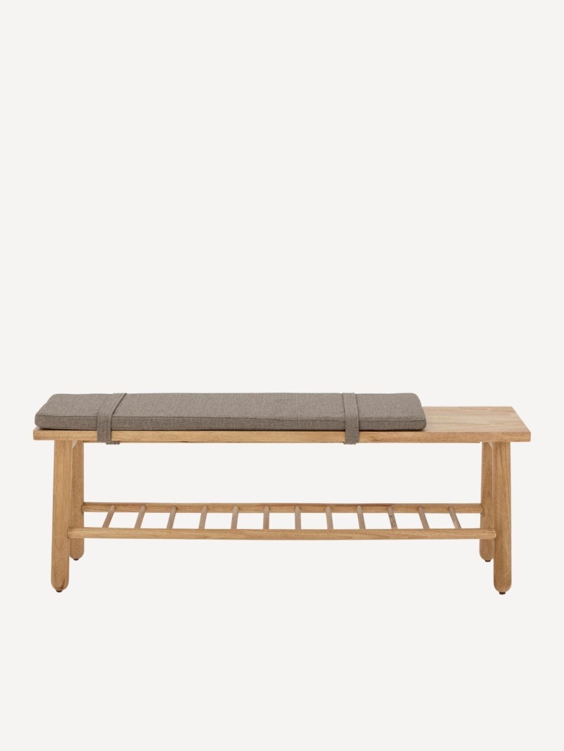 bloomingville Bench Nature rubberwood, Linde