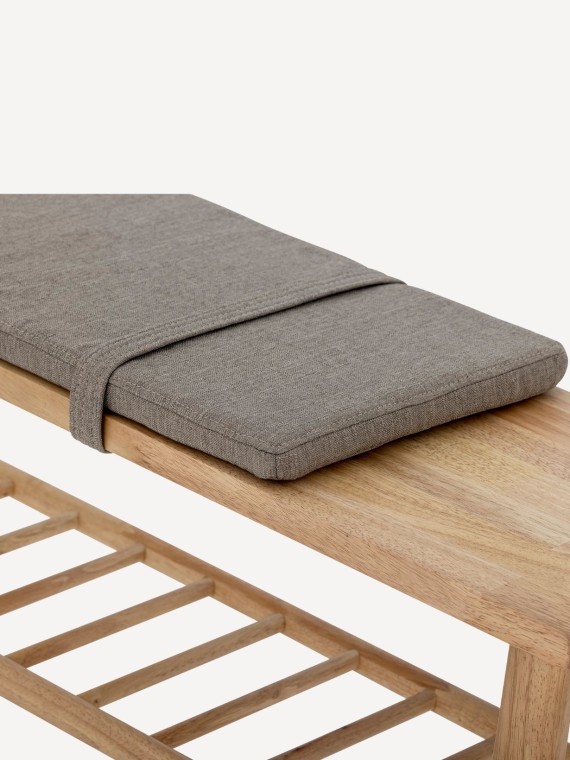 bloomingville Bench Nature rubberwood, Linde