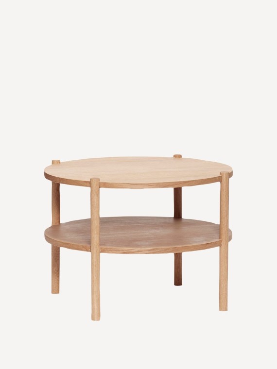 hubsh acorn round coffee table