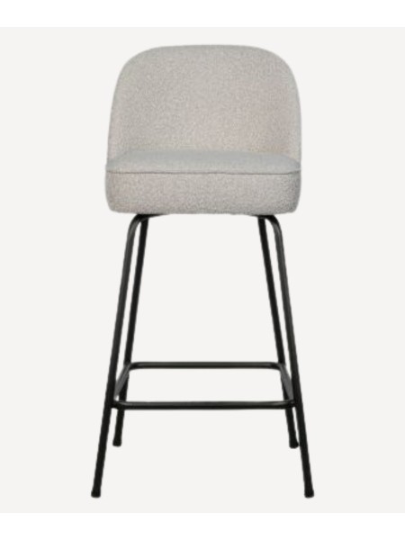 be Pure Home tabouret de bar Vogue en laine bouclette H65cm