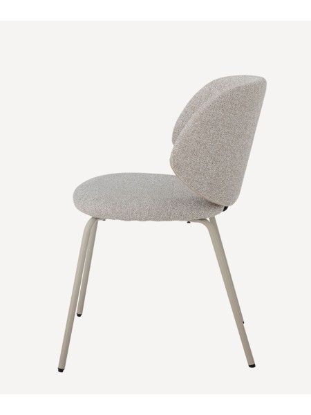 Bloomingville Ponte dining chair in grey fabric