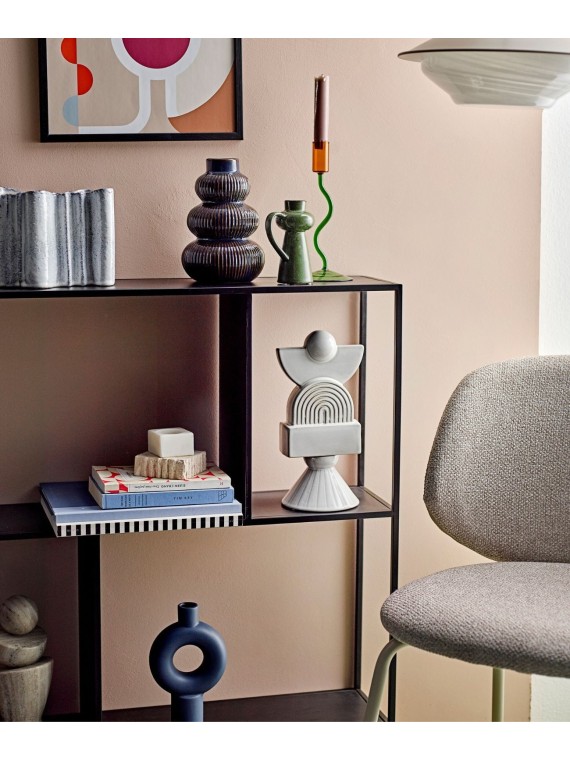 Bloomingville Chaise de salle à manger Ponte en tissu gris