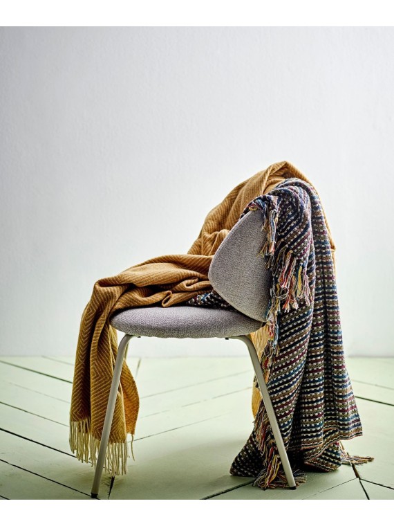 Bloomingville Chaise de salle à manger Ponte en tissu gris