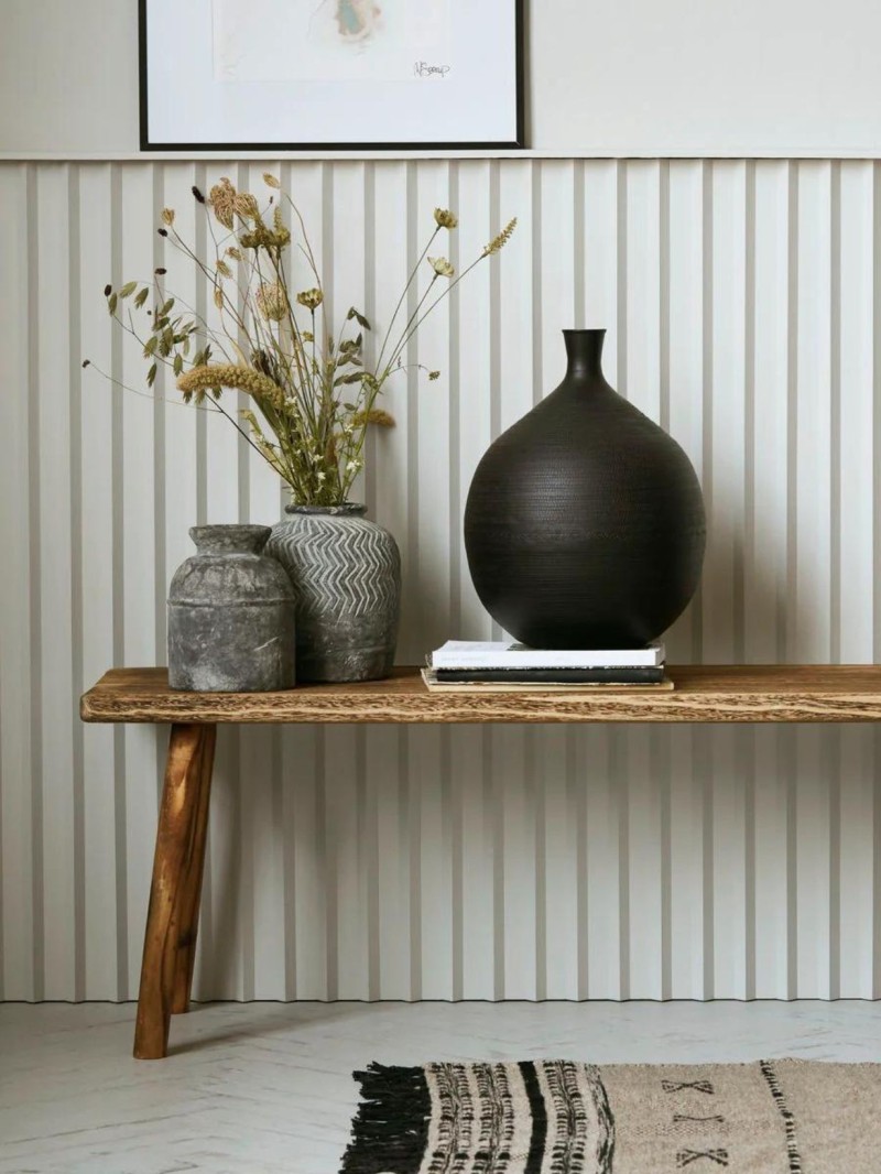 House Doctor Natural wood bench HDNadi