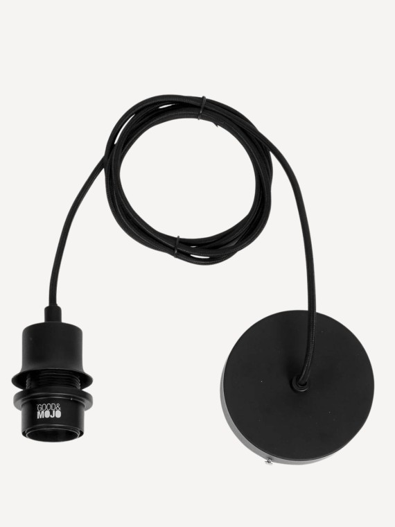 Good & Mojo - Zanzibar flat hanging lamp in Bamboo | MBS Design