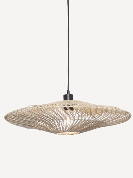 Good Mojo Bamboo flat pendant Zanzibar