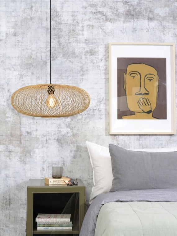 Good Mojo Cango ellipse rattan pendant Ø60cm