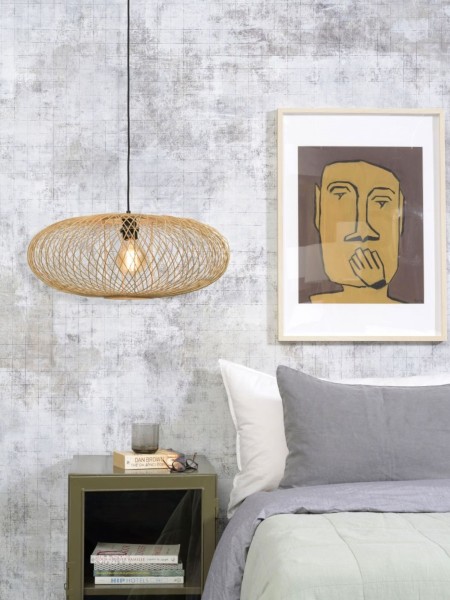 Good Mojo Cango ellipse rattan pendant Ø60cm
