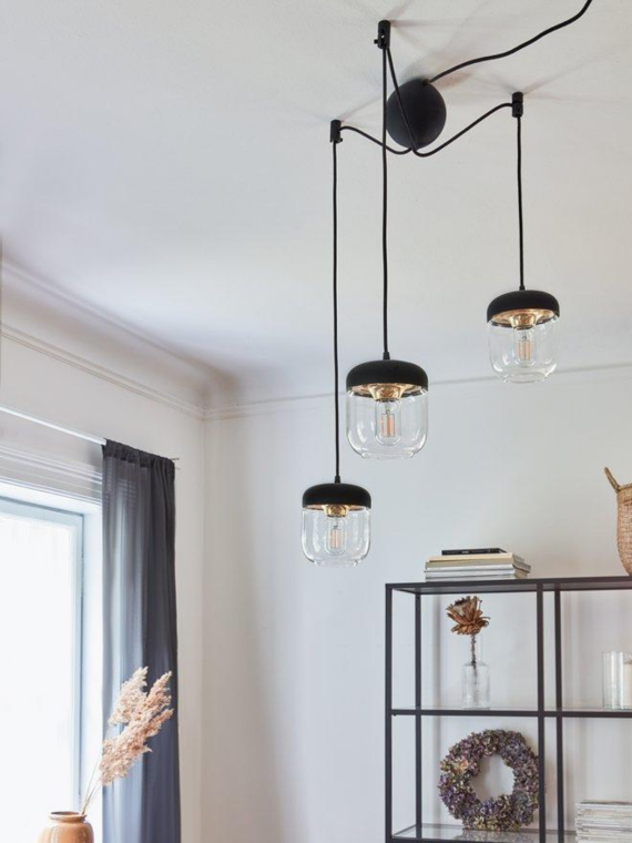 Umage Auvent noir pour trois suspensions Cannonball Cluster