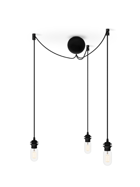 UMAGE - Glass and Metal Hanger, Acorn and Cannonball Cluster - MBS Design