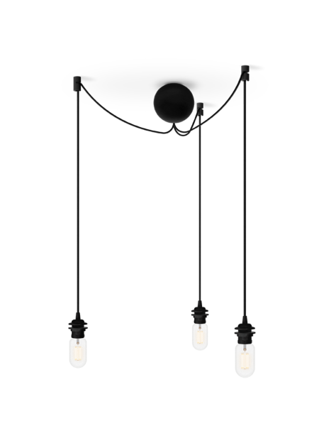 UMAGE - Glass and Metal Hanger, Acorn and Cannonball Cluster - MBS Design